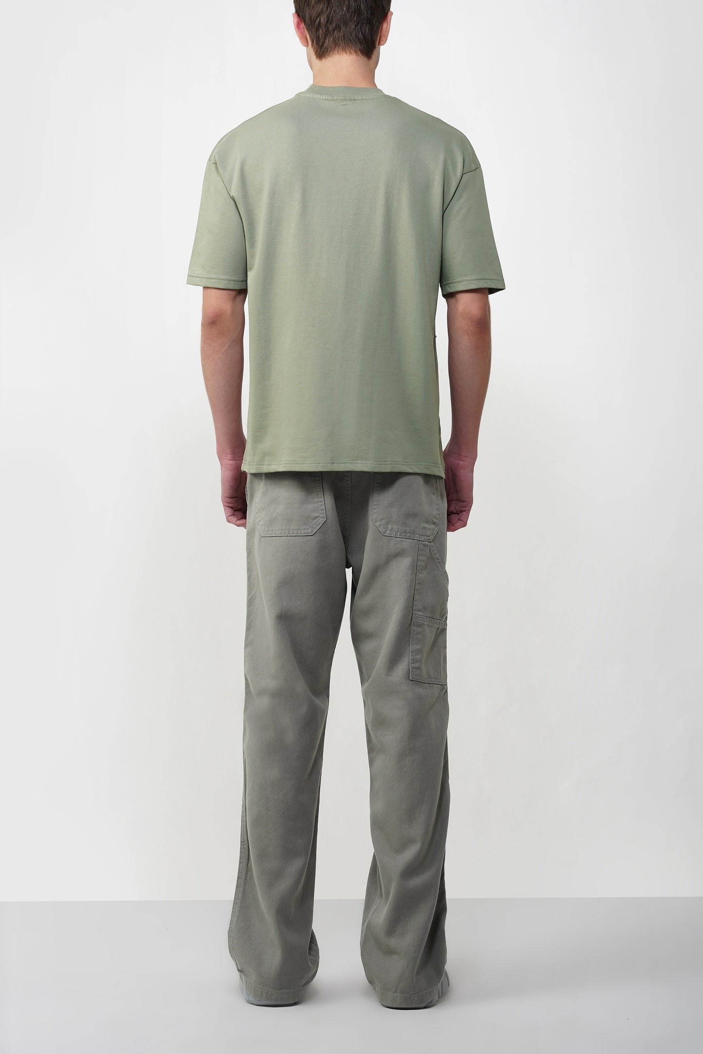 LOOSE FIT SLOGAN PRINT T-SHIRT