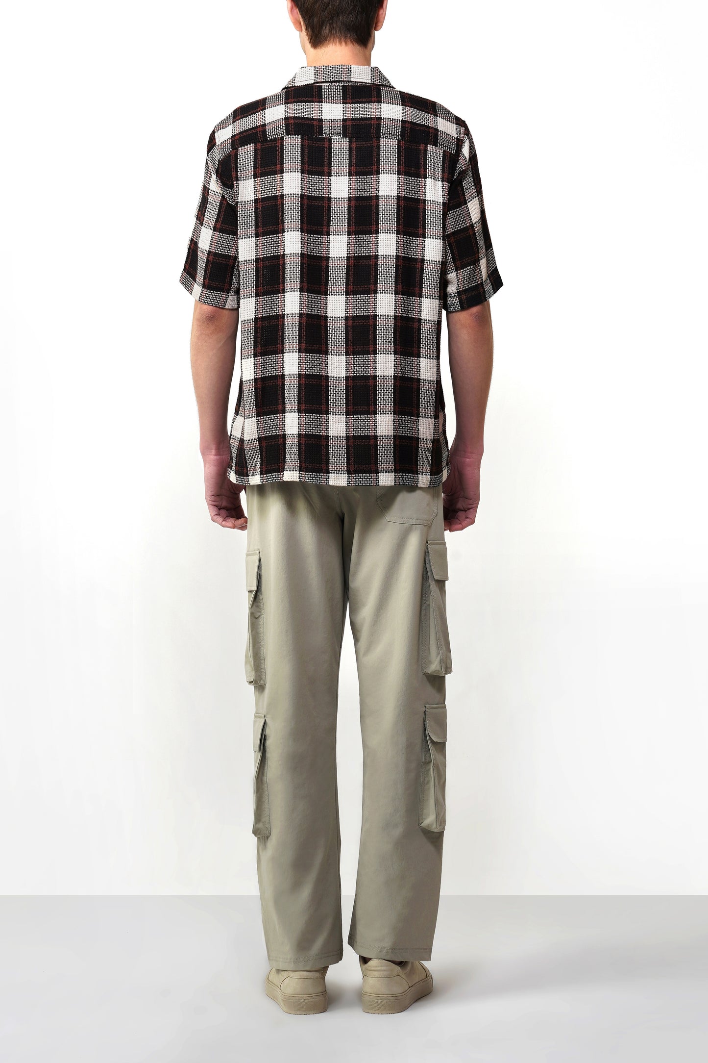 JUTE COTTON CHECK SHIRT
