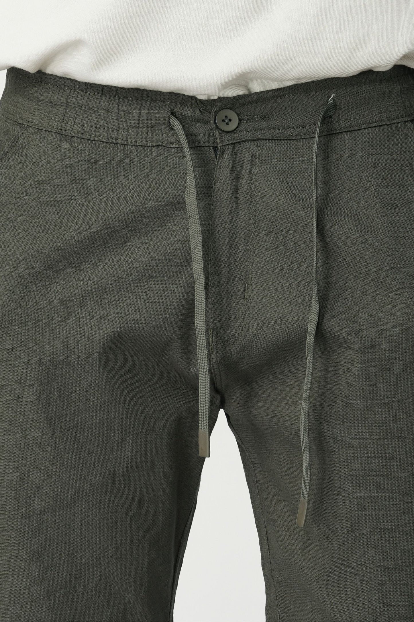 STRAIGHT FIT LINEN PANT