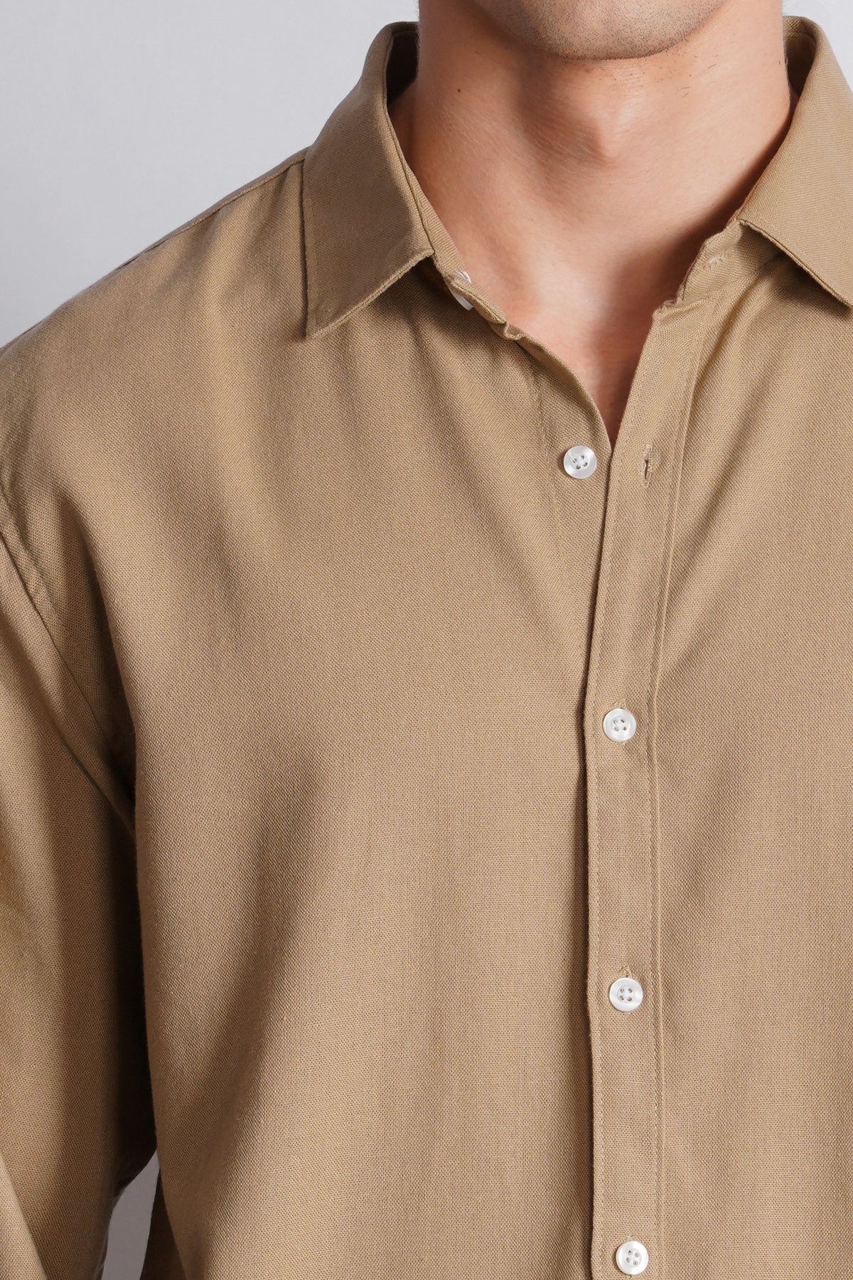 COTTON LINEN SHIRT