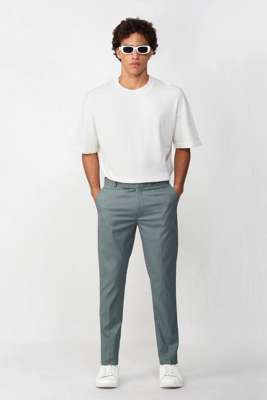 SLIM FIT TEXTURED TROUSER