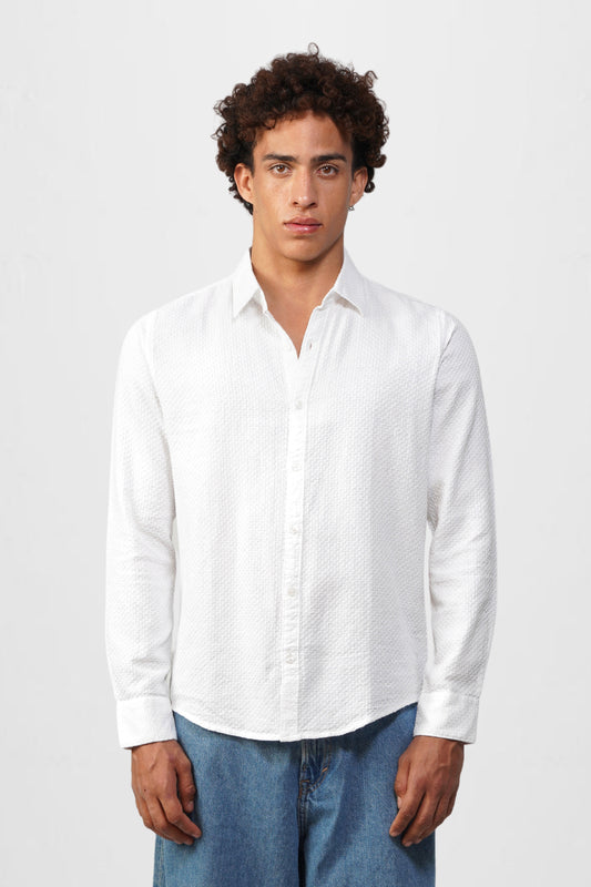 COTTON TEXTURED SHIRT