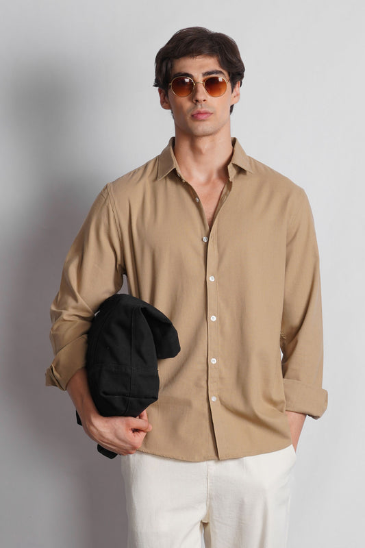 COTTON LINEN SHIRT
