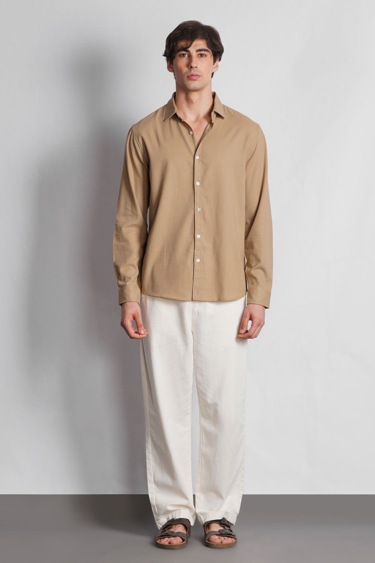 COTTON LINEN SHIRT
