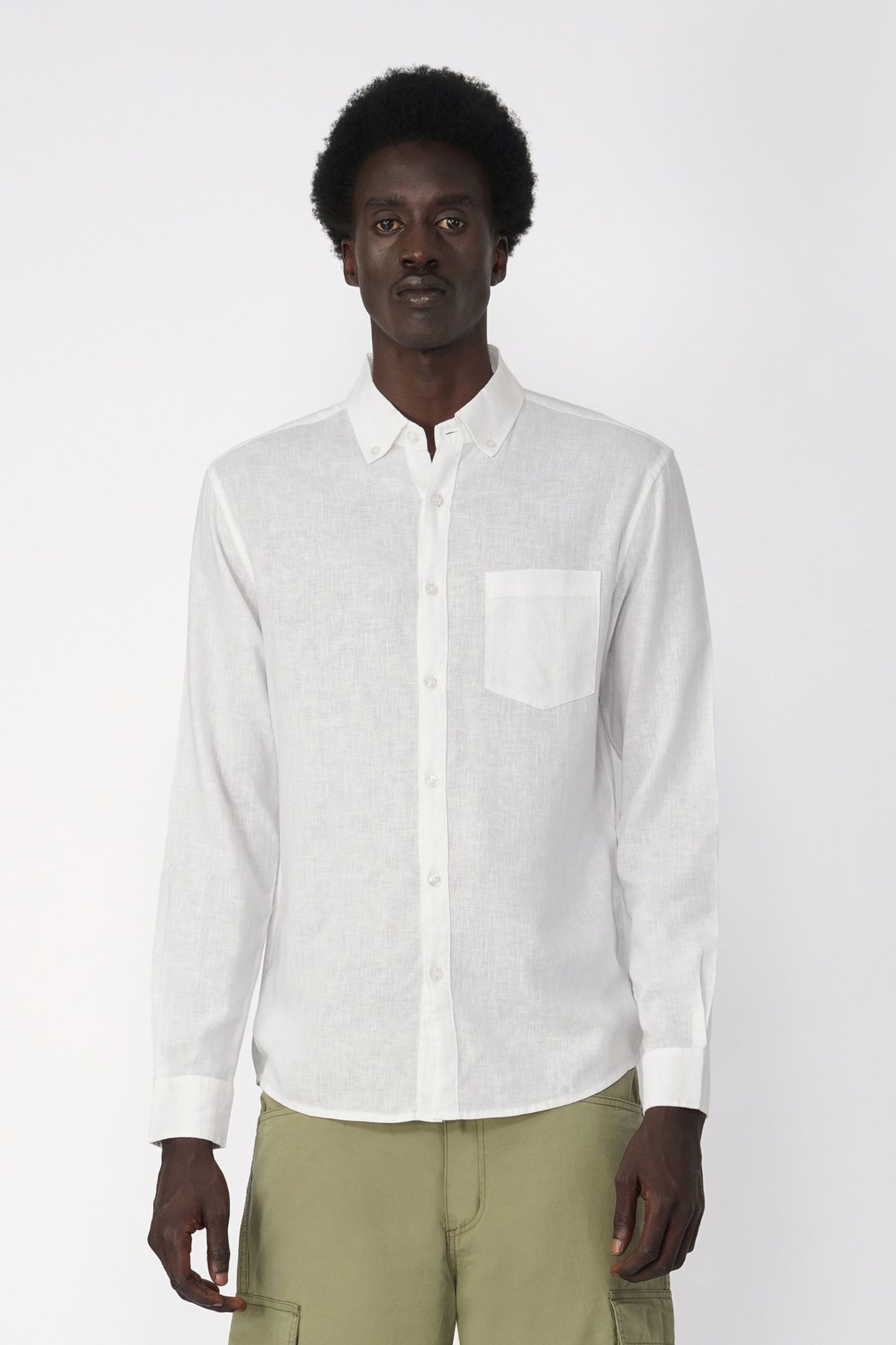 COTTON LINEN SHIRT