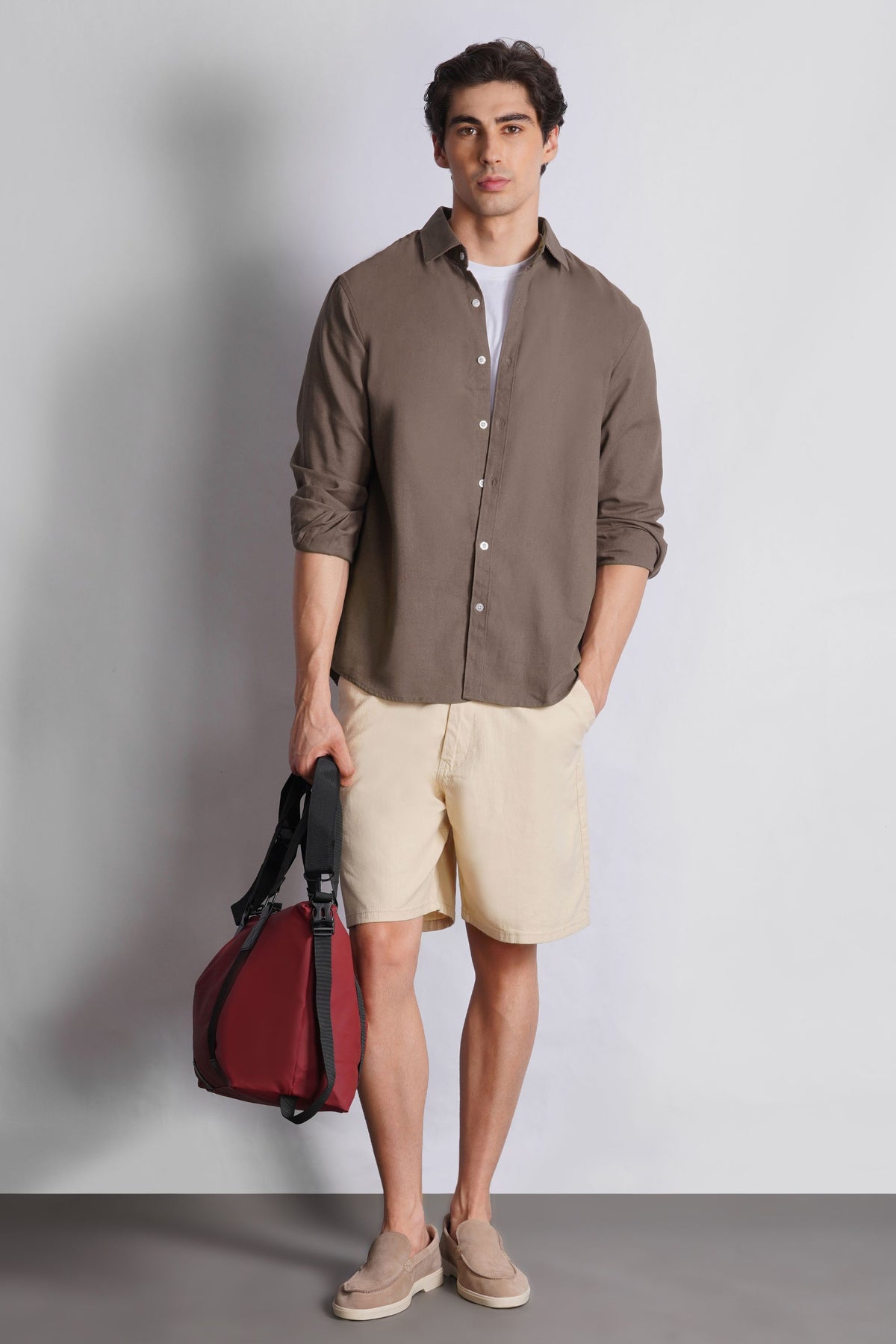 COTTON LINEN SHIRT