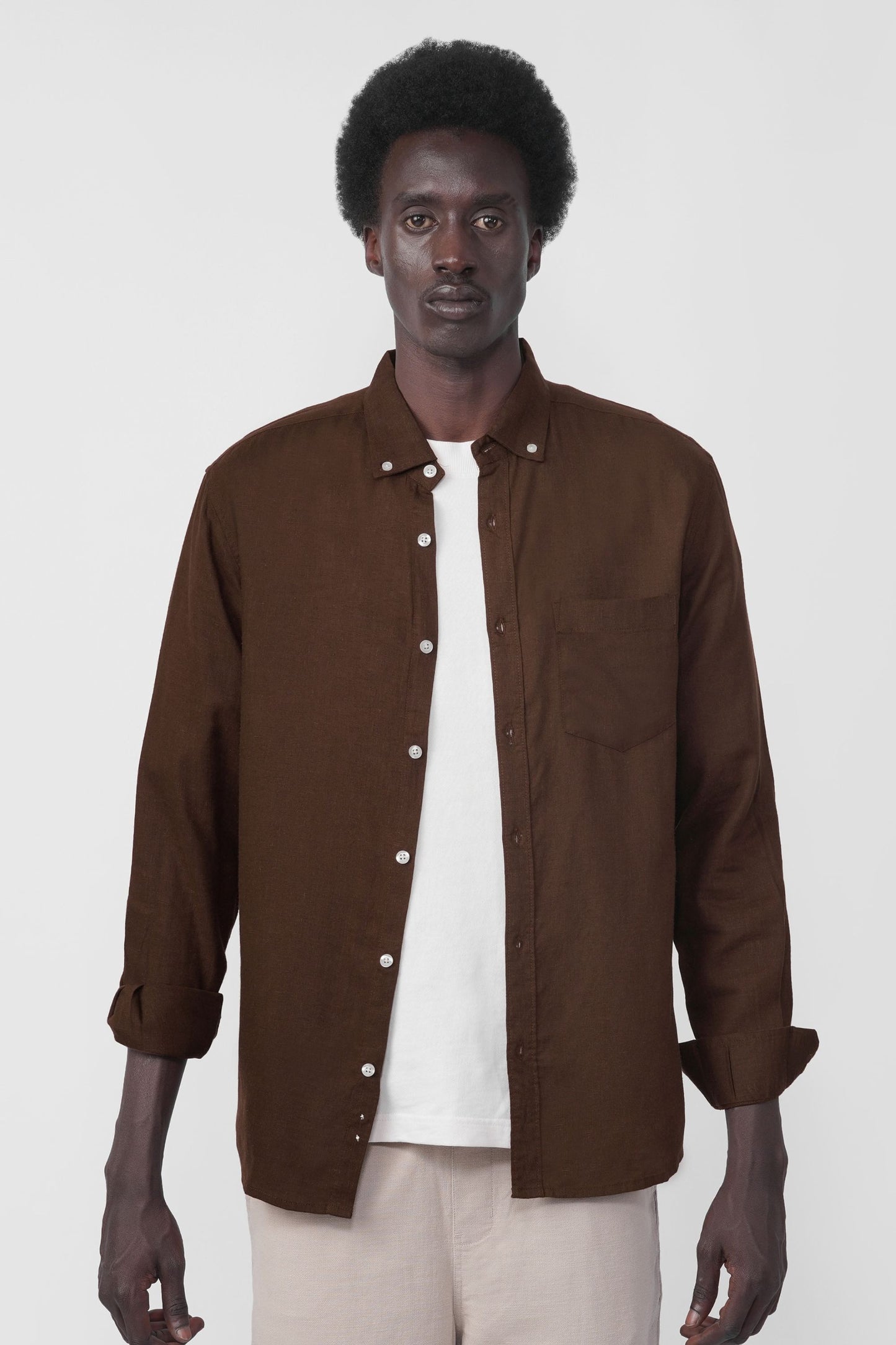COTTON LINEN SHIRT