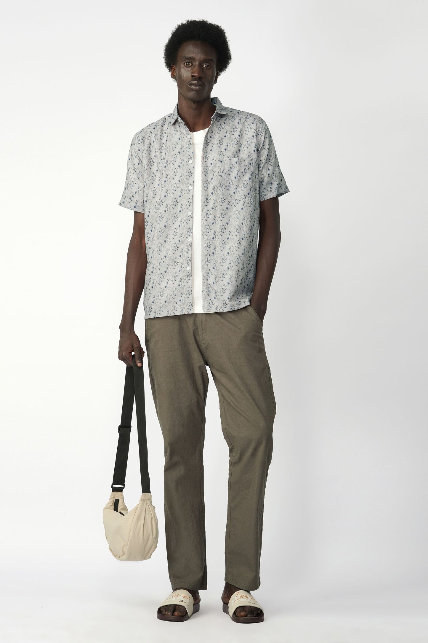 MICRO FLORAL PRINT SHIRT