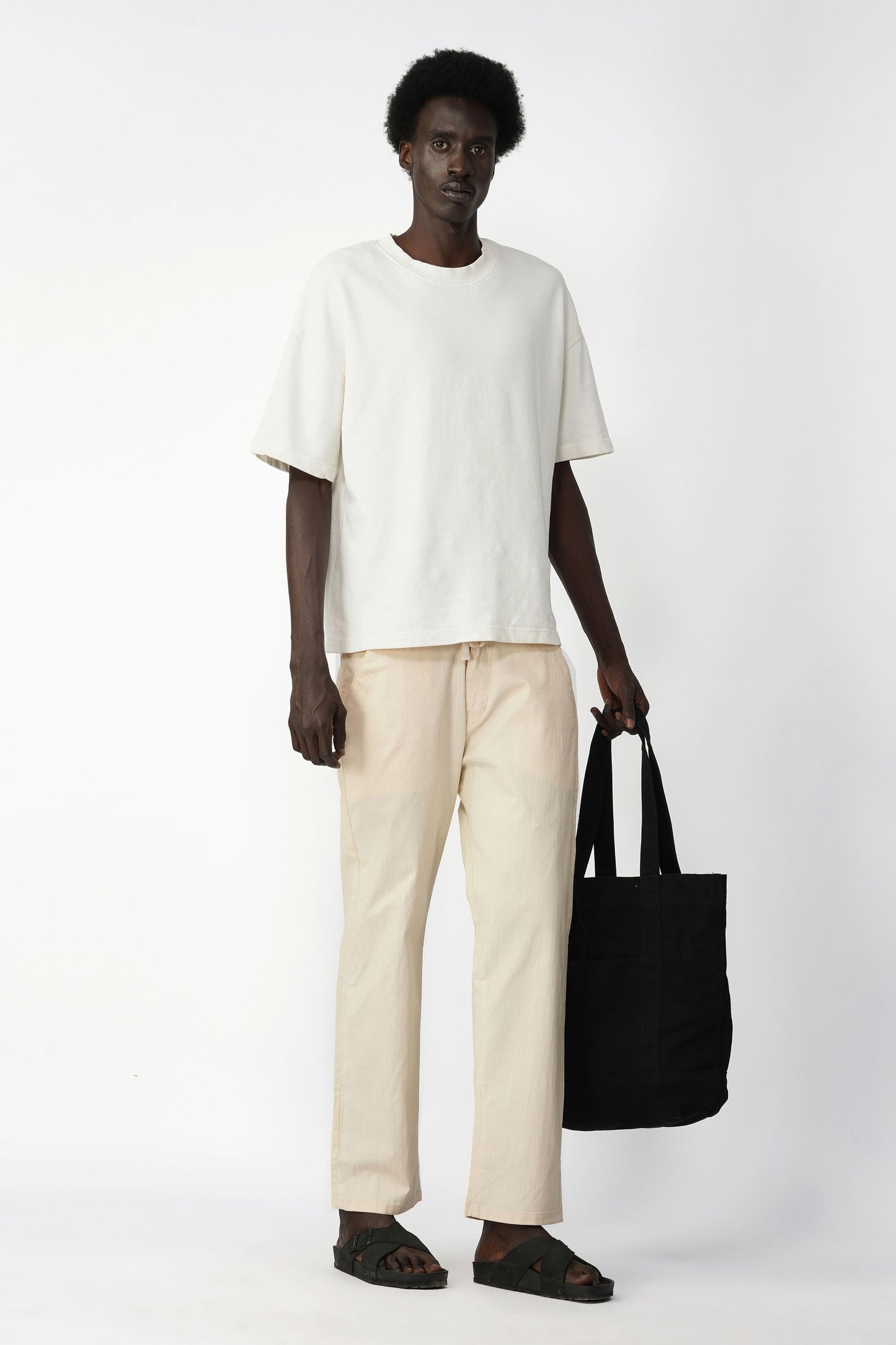 STRAIGHT FIT LINEN PANT