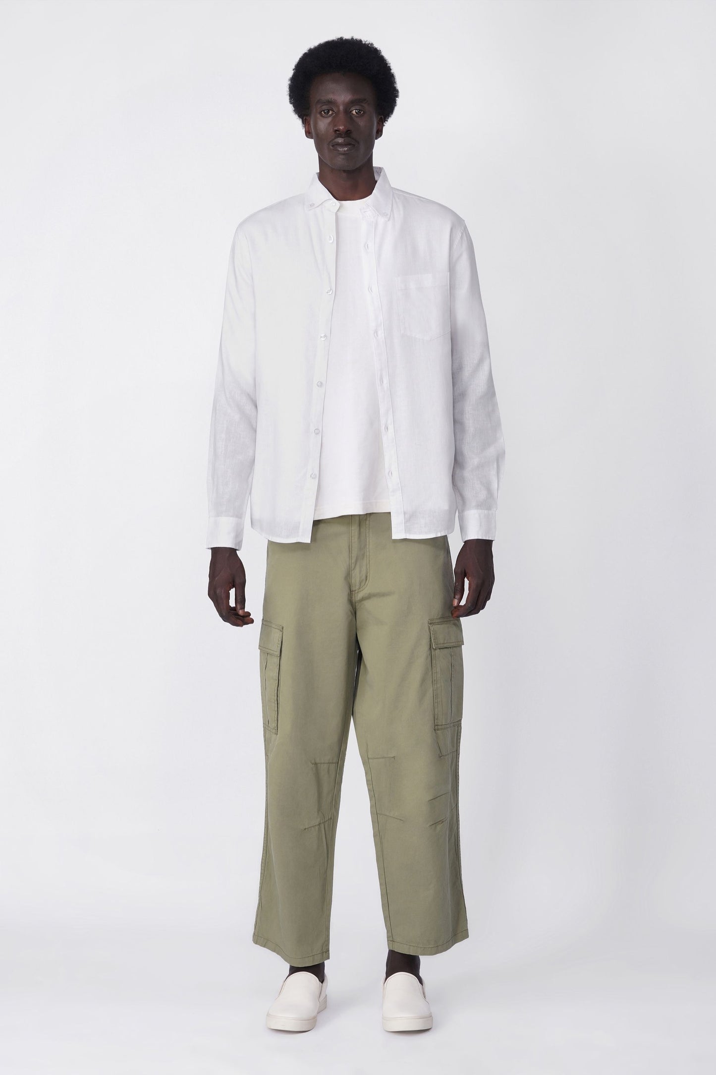 COTTON LINEN SHIRT