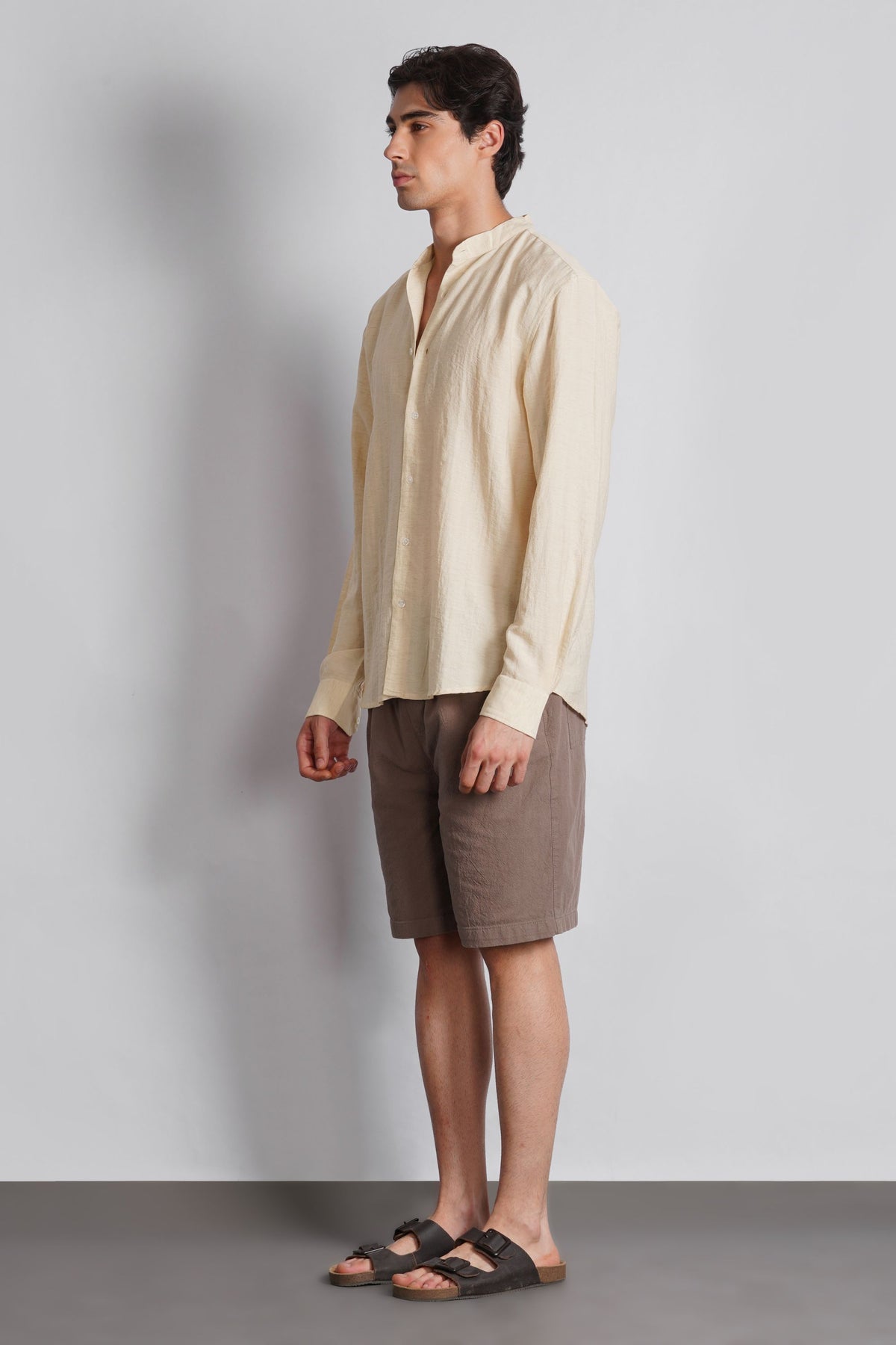 MANDARIAN COLLAR SHIRT