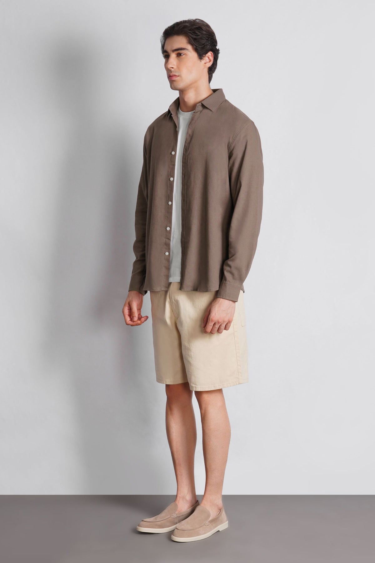 COTTON LINEN SHIRT