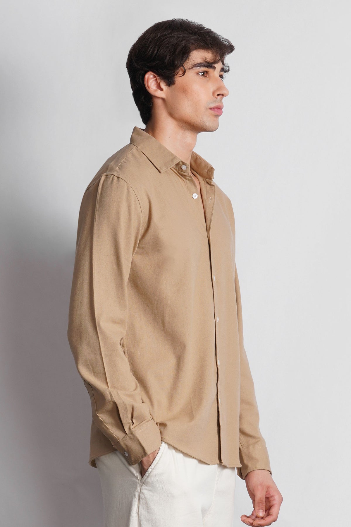 COTTON LINEN SHIRT