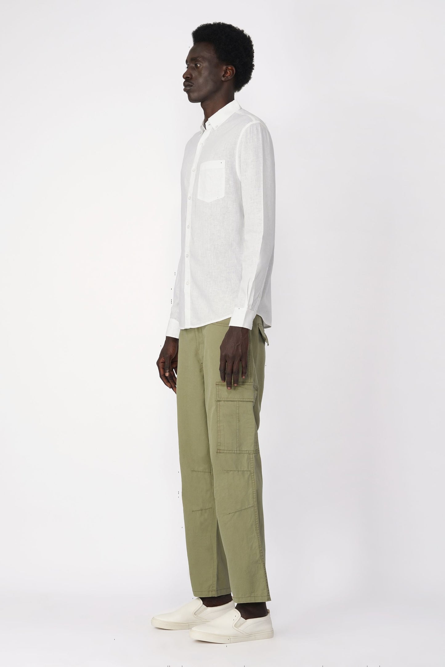 COTTON LINEN SHIRT