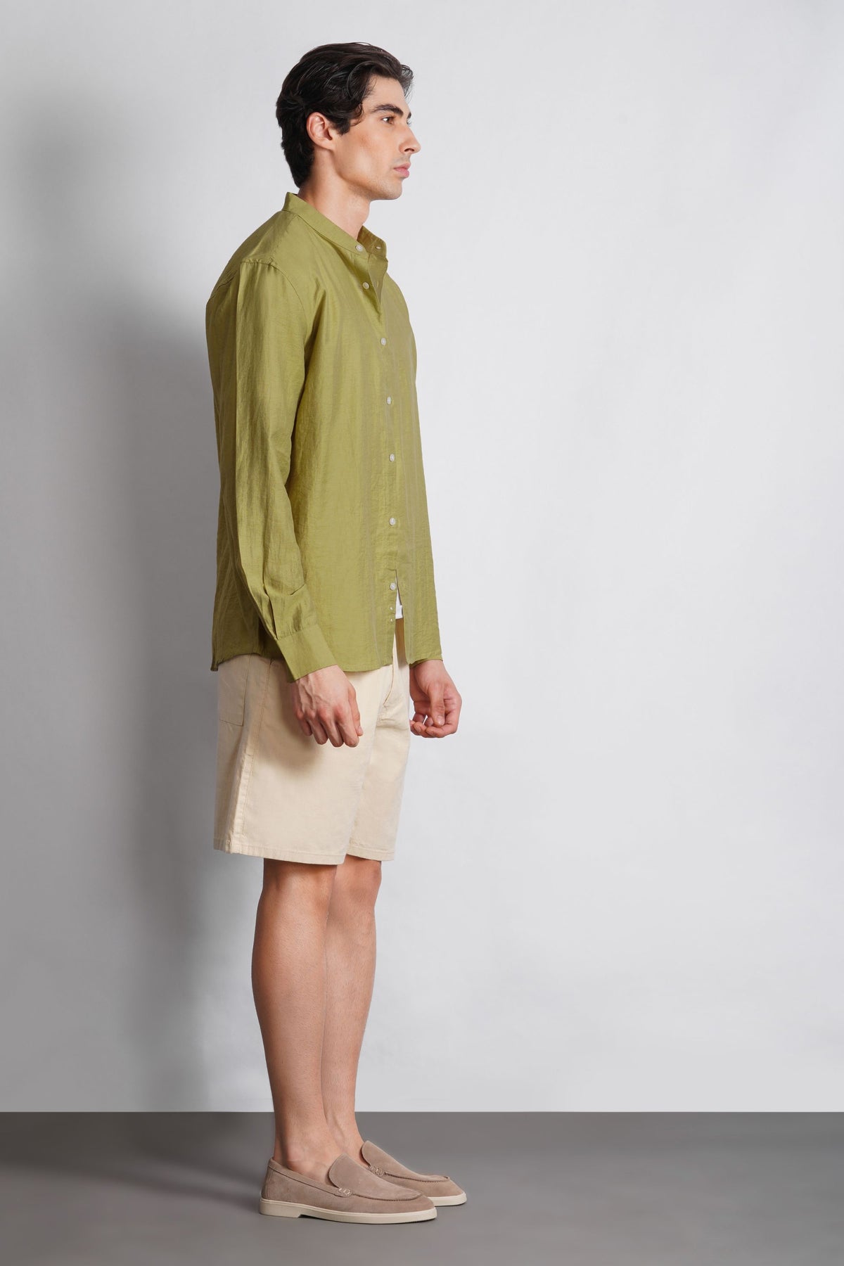 MANDARIAN COLLAR SHIRT