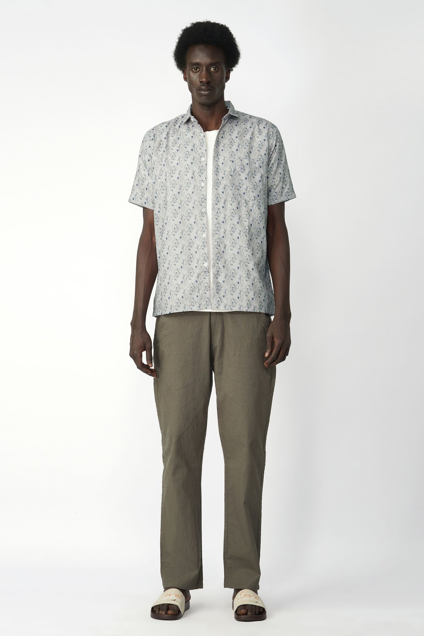 MICRO FLORAL PRINT SHIRT