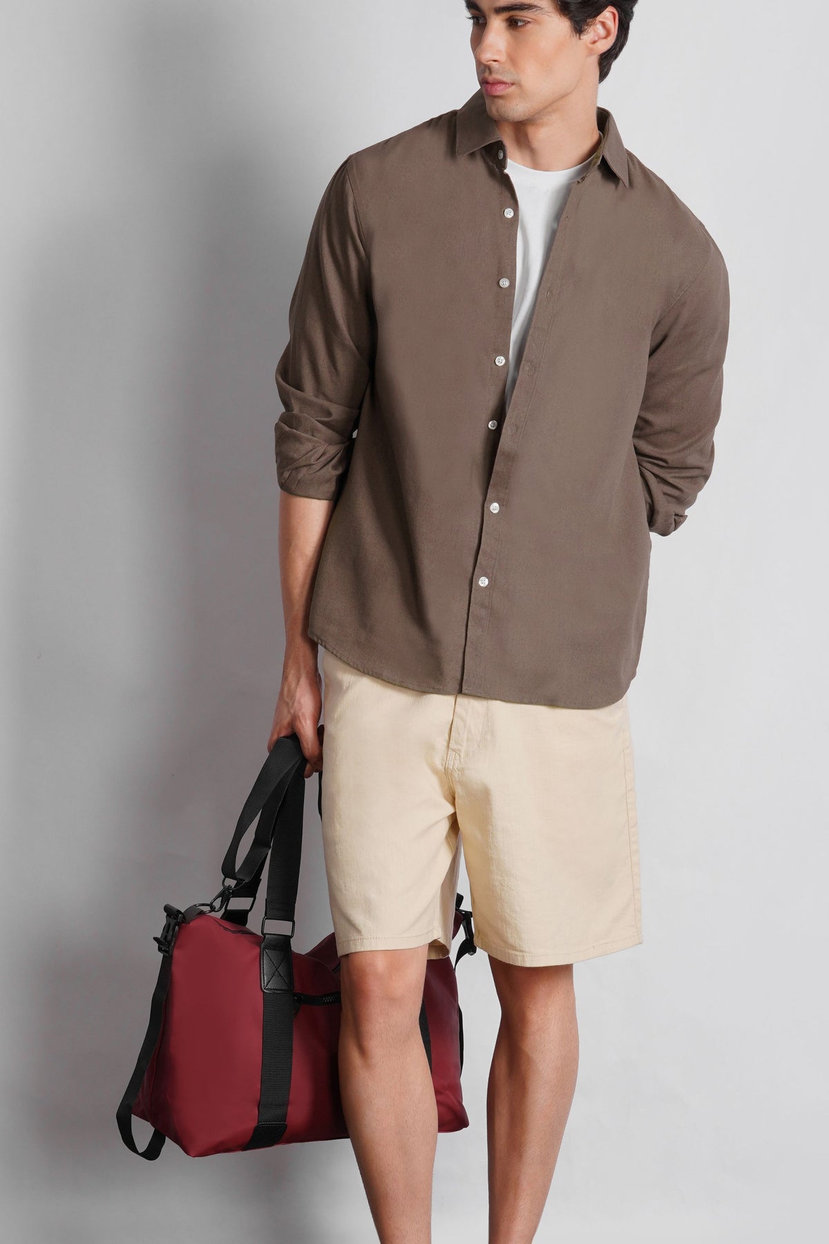 COTTON LINEN SHIRT