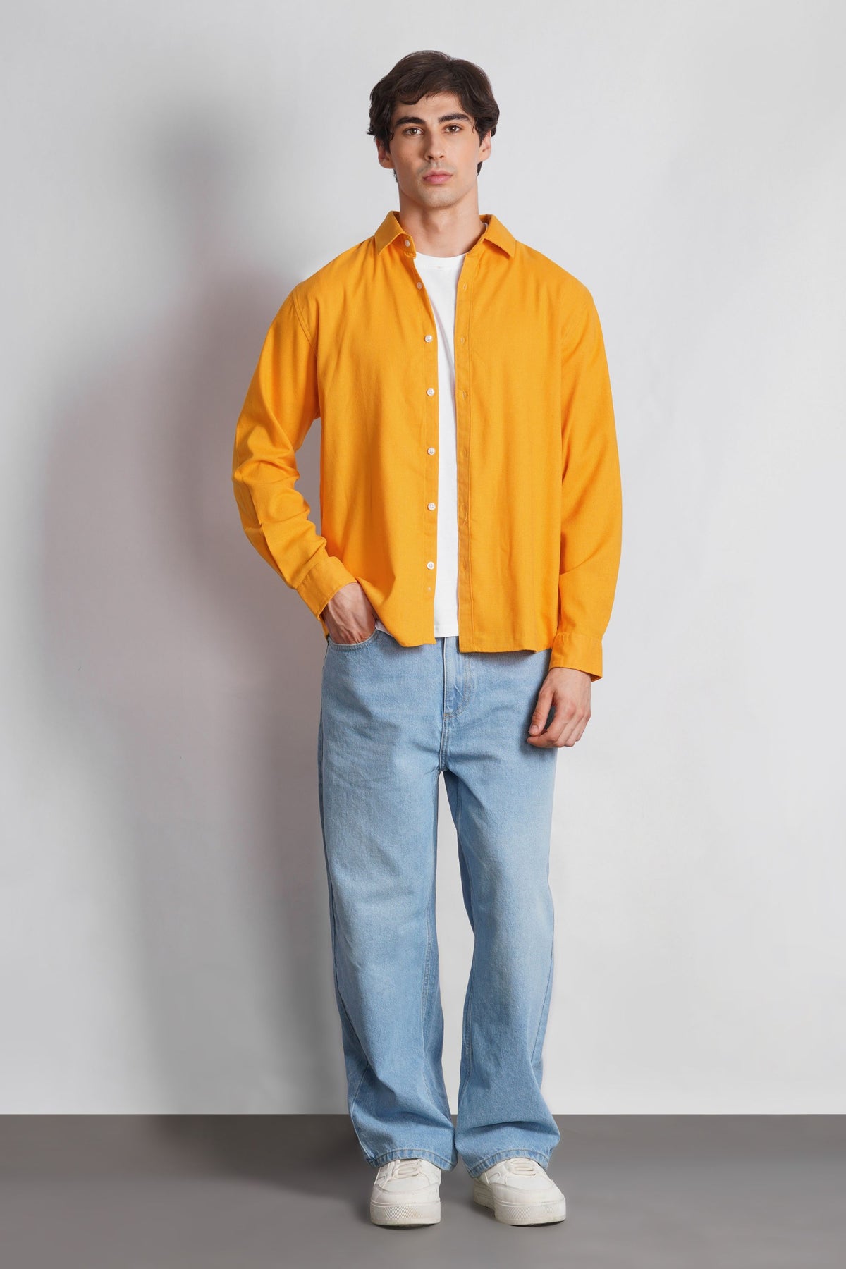 COTTON LINEN SHIRT