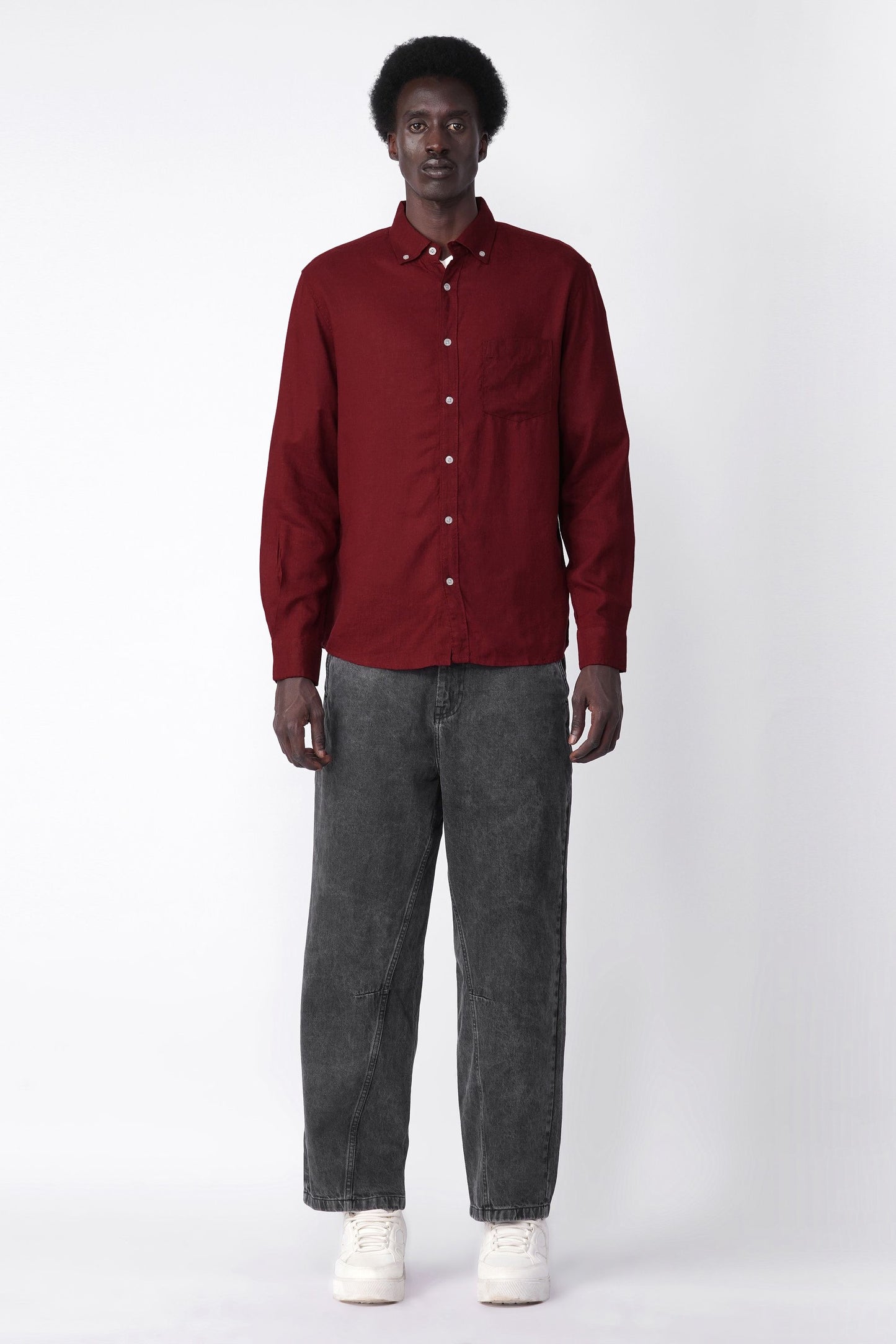 COTTON LINEN SHIRT