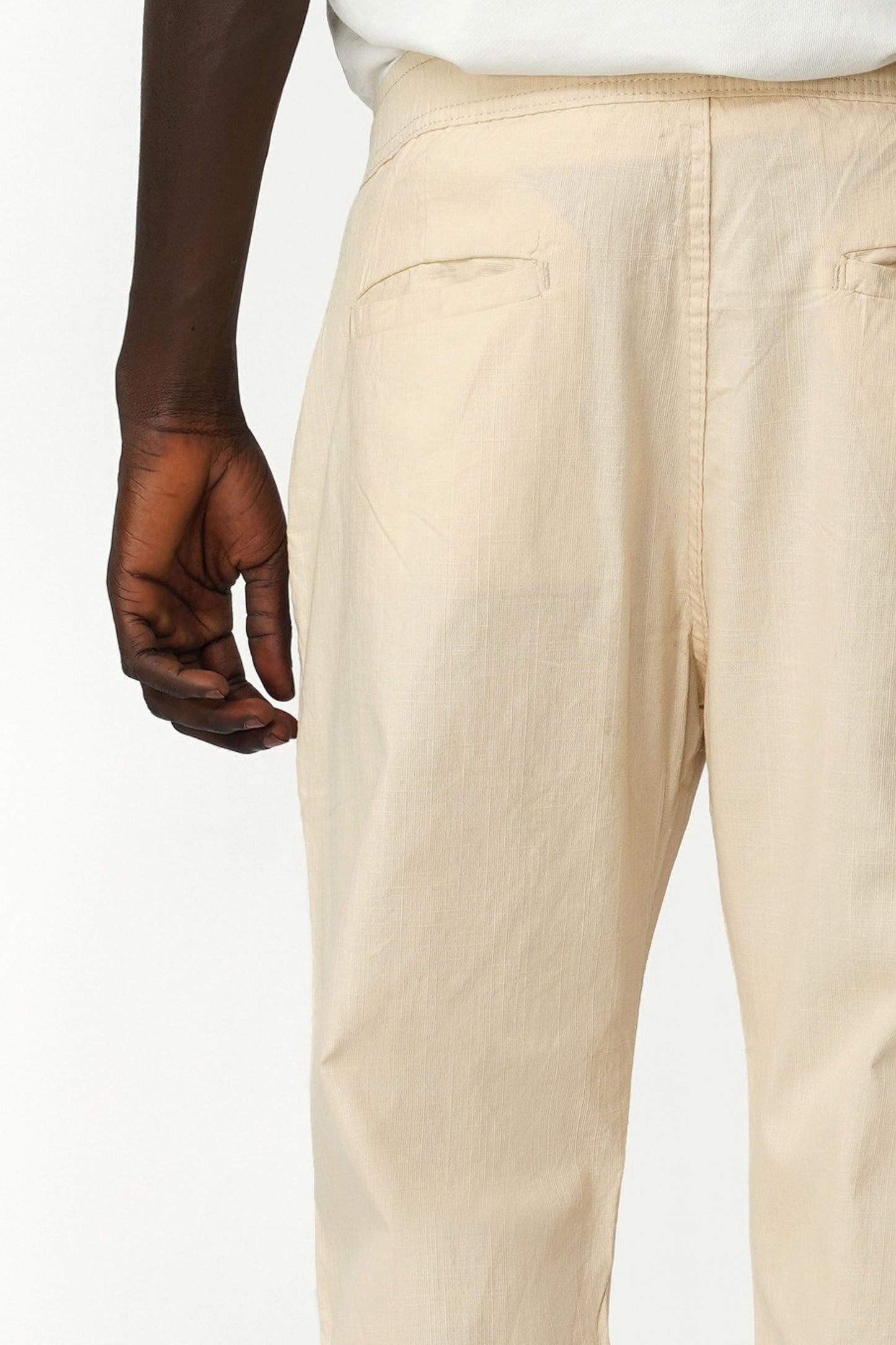 STRAIGHT FIT LINEN PANT
