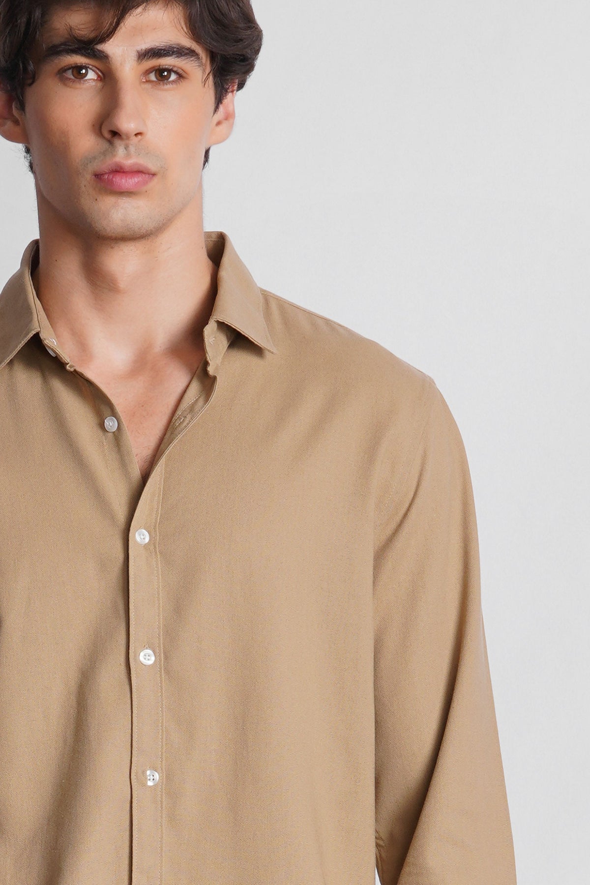 COTTON LINEN SHIRT