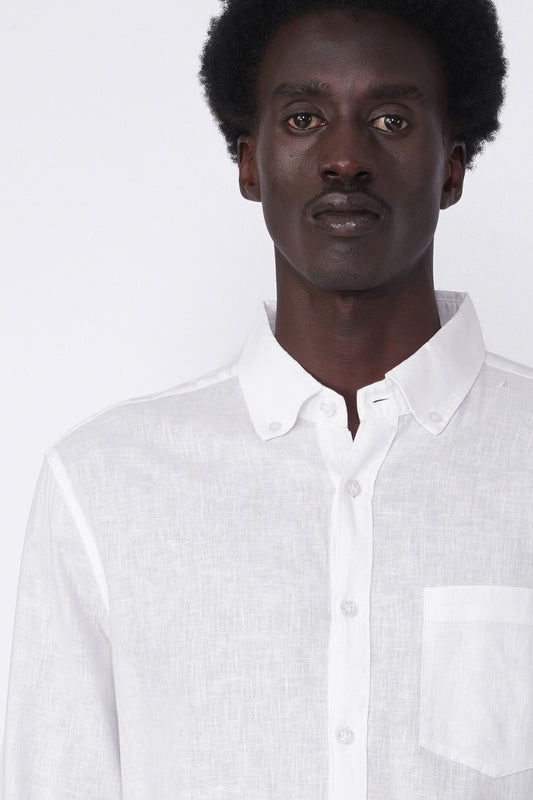 COTTON LINEN SHIRT