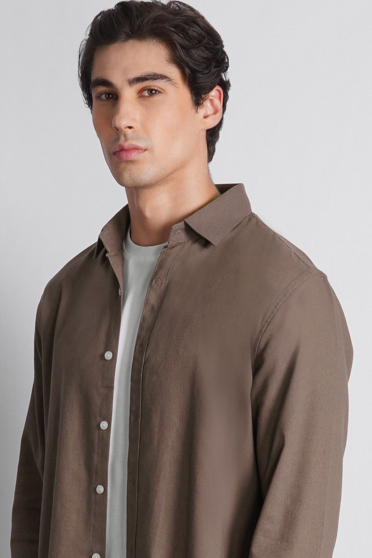 COTTON LINEN SHIRT
