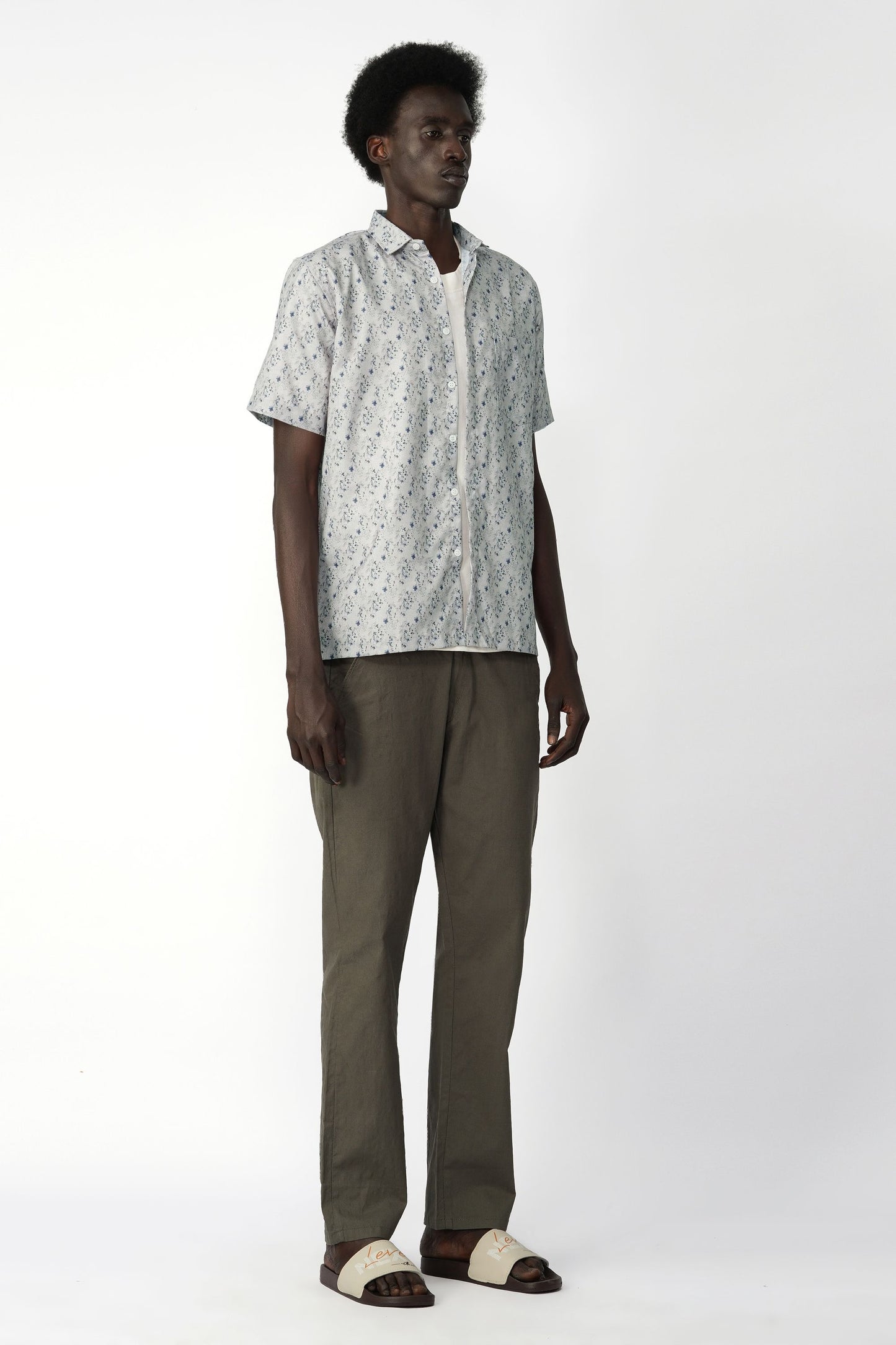 MICRO FLORAL PRINT SHIRT