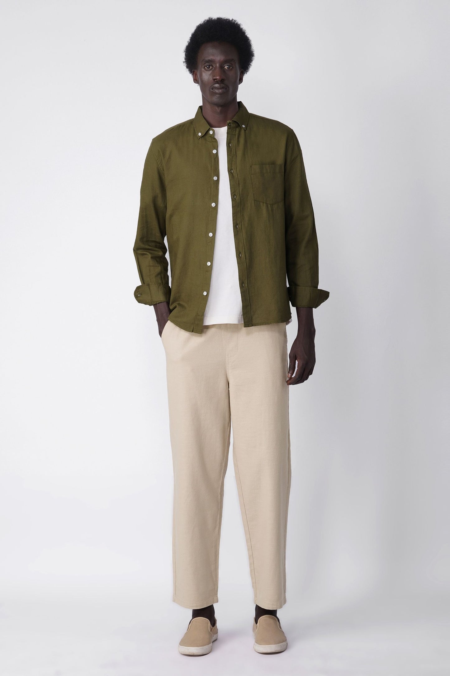 REGULAR FIT COTTON SHIRT