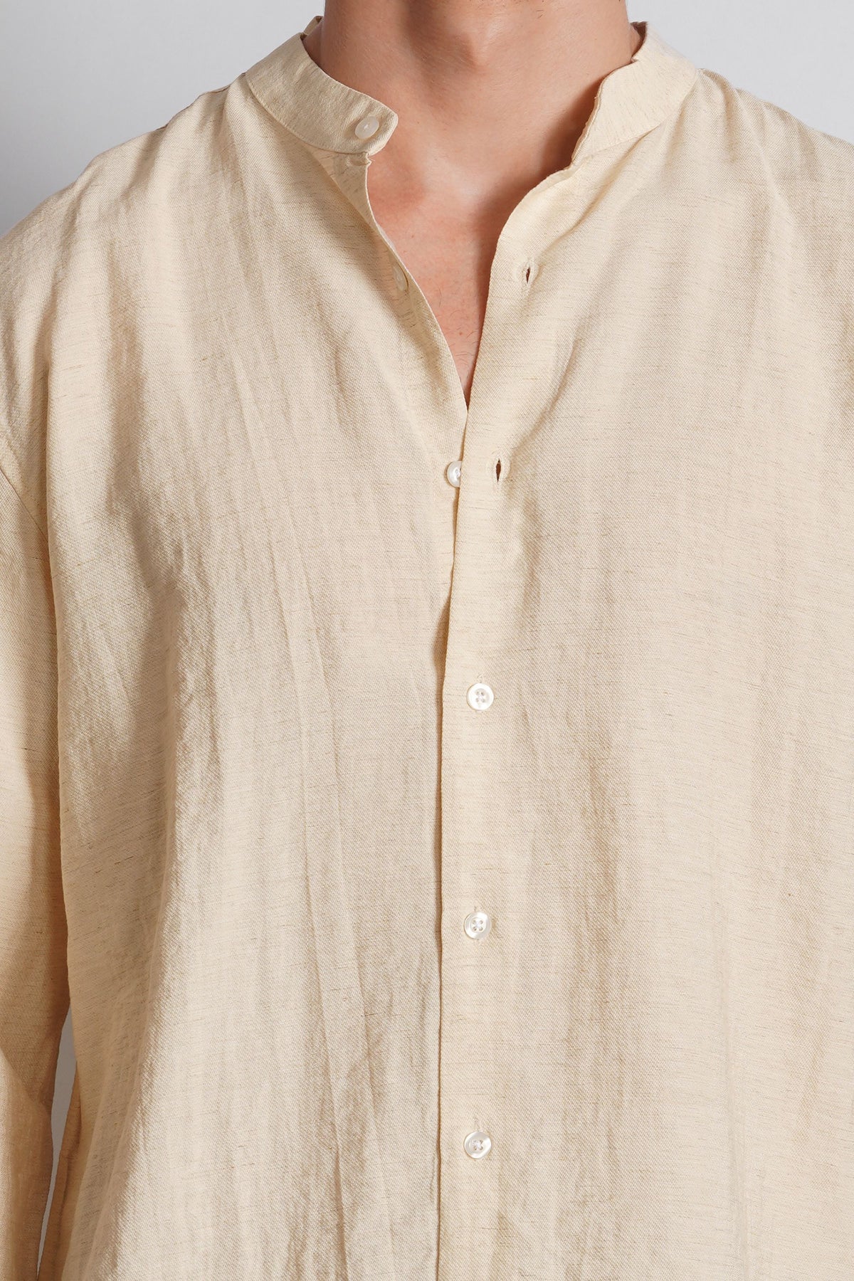 MANDARIAN COLLAR SHIRT