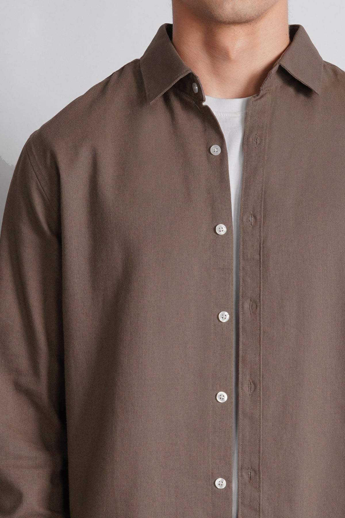 COTTON LINEN SHIRT