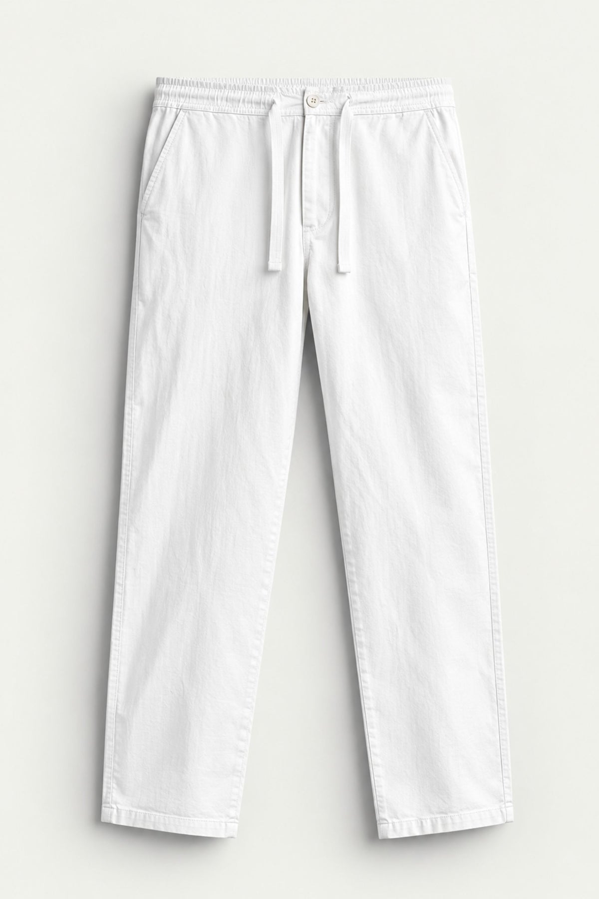 STRAIGHT FIT LINEN PANT