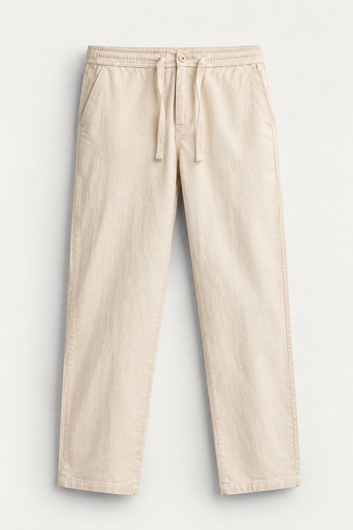 STRAIGHT FIT LINEN PANT